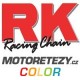 Řetězová sada RK XW-ring COLOR HONDA CR 250 RL,RM rok 90-91