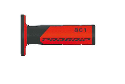 PROGRIP 801 off-road gripy dvouvrstvé červeno/černé 