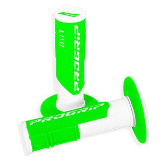 PROGRIP 801 off-road gripy dvouvrstvé Fluo bílo/zelené 