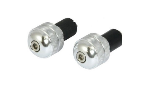 Univerzální závažíčka do řidítek ANTIVIBRATION (17mm) stříbrná