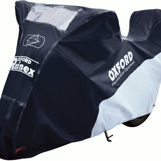 OXFORD RAINEX krycí plachta na motocykl s kufrem - velikost M