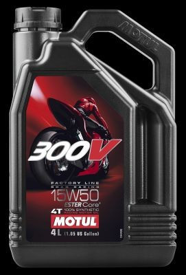 Motul 300V 4T Factory Line 15W50, 4 l 