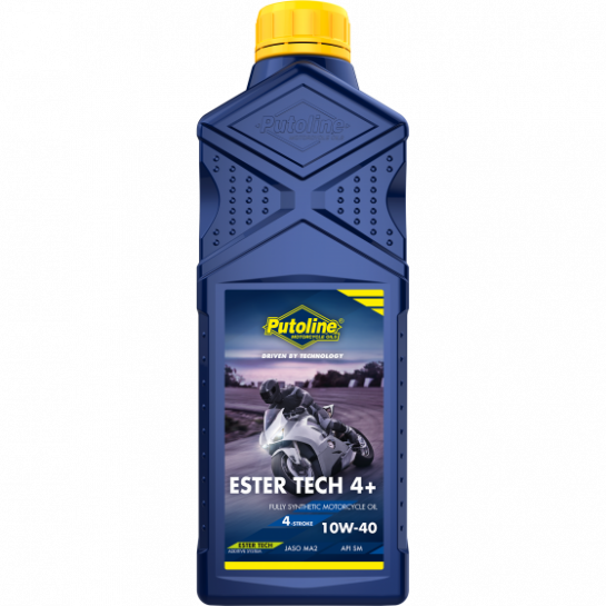 Putoline EsterTech Syntec4+ 10W/40 motorový motocyklový olej...