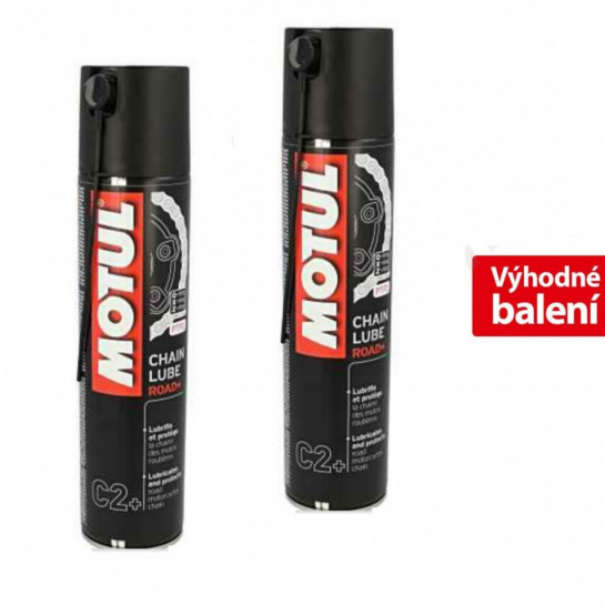 AKCE Sada 2ks Motul Chain Lube Road+ 400ml