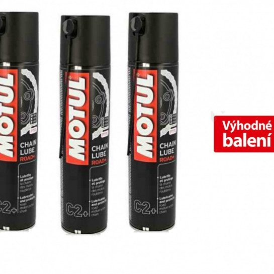 AKCE Sada 3ks Motul Chain Lube Road+ 400ml