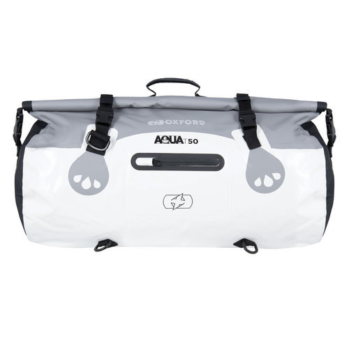 Vodotěsný vak Aqua T-50 Roll Bag, OXFORD (šedý/bílý, objem 5...