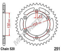 Rozeta YAMAHA WR 125 (98) rok 98