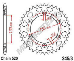 Rozeta HONDA XR 600 rok 88-90