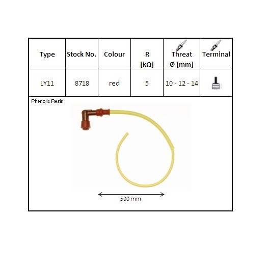 NGK zapalovací fajfka - LY11 