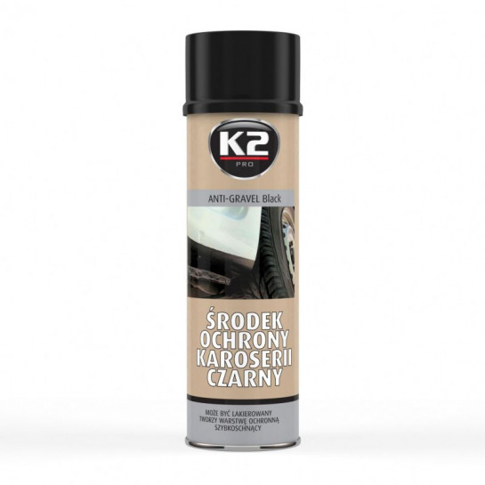 K2 Ochrana podvozků černá - přelakovatelná 500 ml