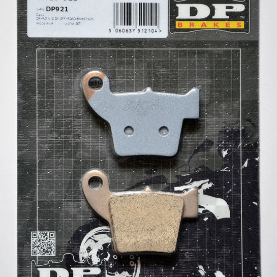 Brzdové destičky DP Brakes zadní HONDA CRF 150 RB rok 07-25