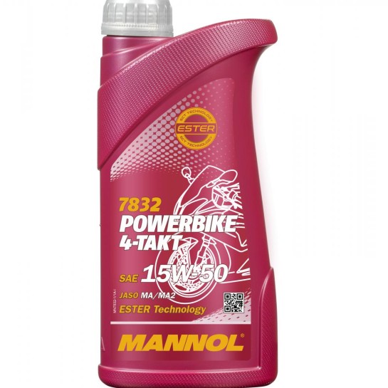 Mannol - 4T Powerbike 15W50 - 1l