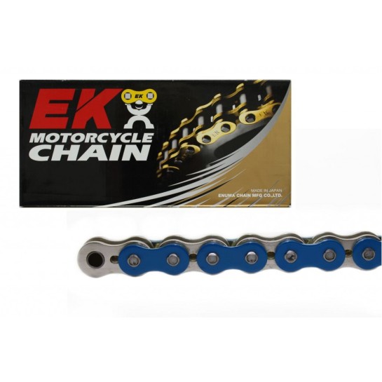 Řetěz EK 525 SRX, QX-ring, modrý, 124čl.