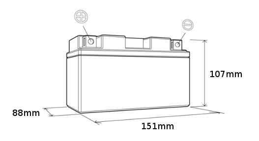 Baterie MR3 KTM 640 LC4 Duke rok 00-03 