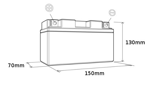 Baterie MR3 TRIUMPH 1050 Tiger SE rok 07-14