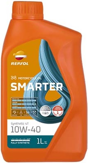 REPSOL MOTO SMARTER SYNTHETIC 4T 10W40 1l