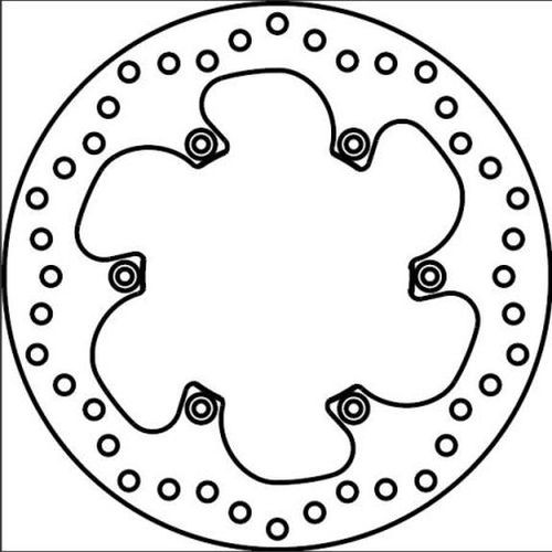 Brzdový kotouč BREMBO zadní SUZUKI DR-Z 125 (03-12) rok 03-05 