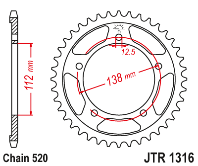 Rozeta HONDA NC 700 X DCT rok 12-13