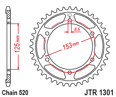 Rozeta HONDA CRF 300 L rok 21-23 