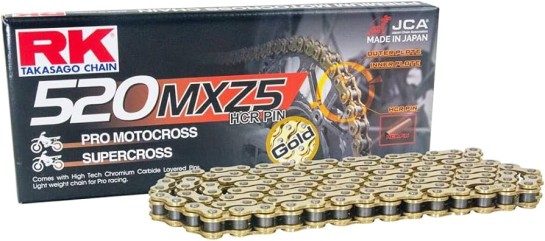 Řetězová sada RK MXZ5 GOLD GAS GAS MC 450 F rok 21-23