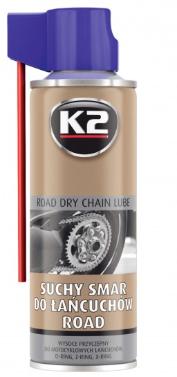 K2 ROAD DRY PTFE chain lube 400ml 