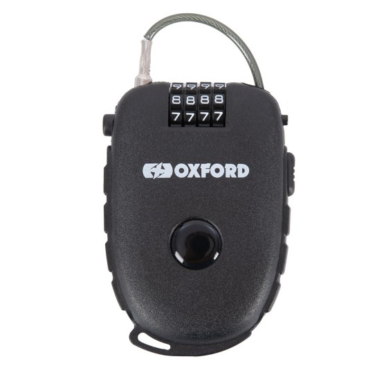 Svinovací lankový zámek RETRACTABLE COMBINATION LOCK, OXFORD...