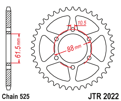 Rozeta ROYAL ENFIELD 411 Himalayan rok 16-24