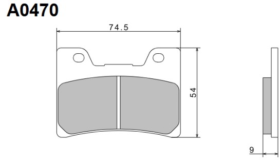 Brzdové destičky NISSIN přední YAMAHA TDM 850 rok 96-01