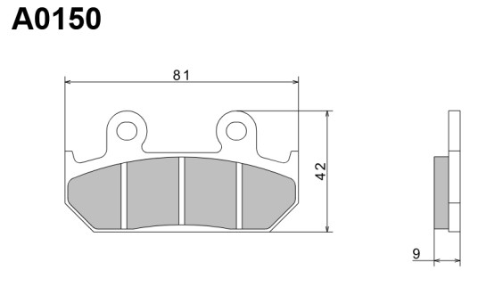 Brzdové destičky NISSIN přední HONDA CBR 600 F rok 87-94