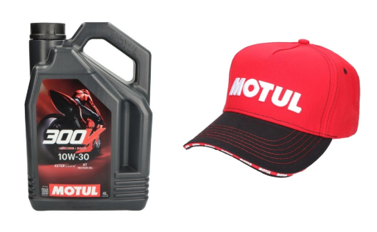Motul 300V Road Racing 4T 10W30, 4 l + čepice