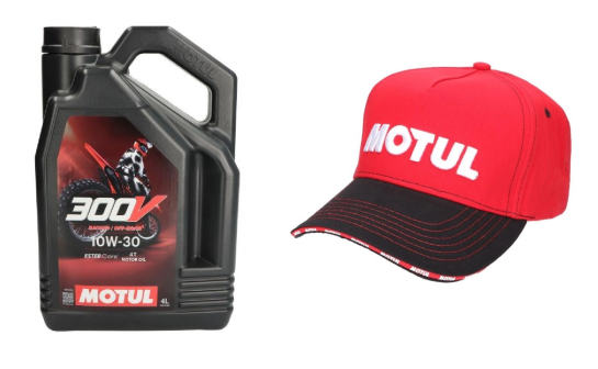 Motul 300V Off Road Racing 4T 10W30, 4 l + čepice