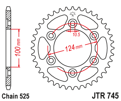 Kalená rozeta DUCATI 916 Sport Touring ST4 (99-01) rok 99-01