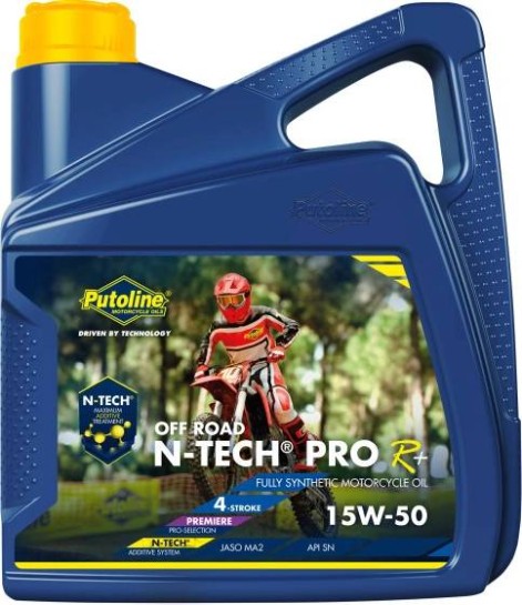 Putoline N-TECH PRO R+ OFFROAD 15W50 motorový motocyklový ol...