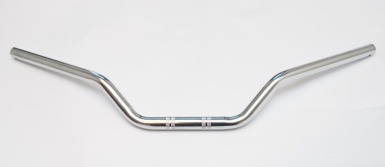 Řidítka 22mm offroad 70cm stříbrné