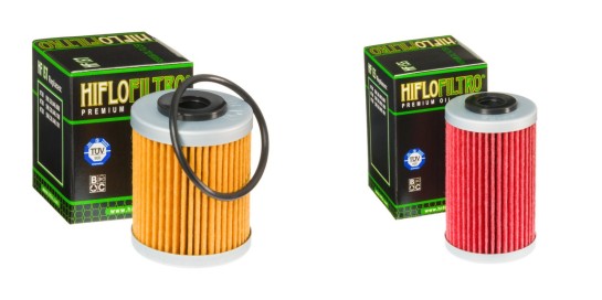 Sada (2ks) olejových filtrů HIFLO BETA 525 RR rok 05-09 