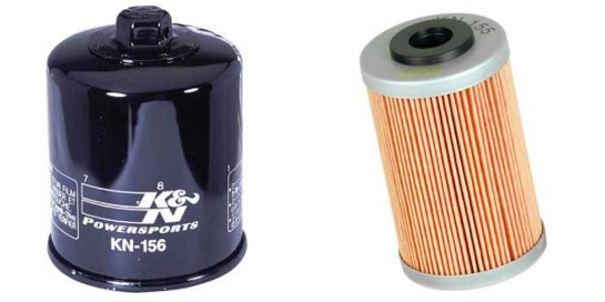 Sada (2ks) olejových filtrů KN KTM 640 LC4 E Enduro rok 00-07