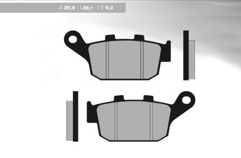 Brzdové destičky MR3 zadní HONDA CMX 300 Rebel rok 17-25
