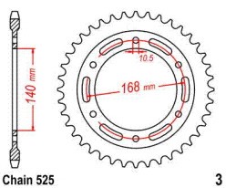 Rozeta BMW F 650 GS (800ccm) rok 09-12