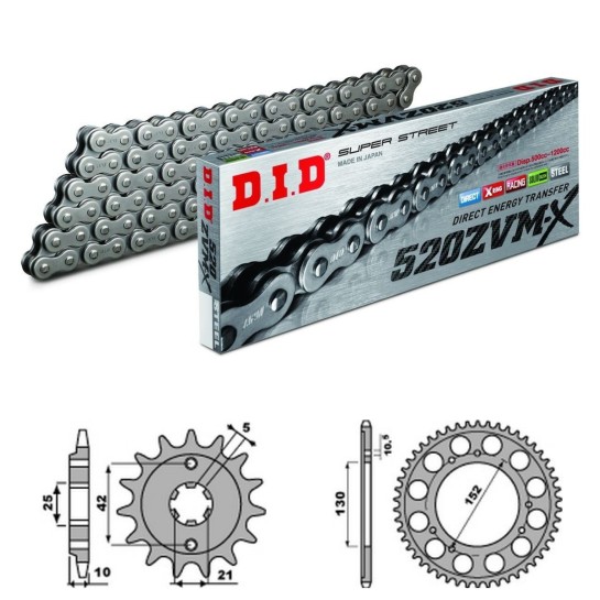 DID Řetězová sada D.I.D XX-ring CAGIVA 500 Canyon rok 99-01