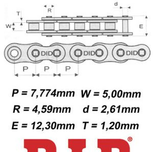 D.I.D Rozvodový řetěz DID SUZUKI GSX-R 750 rok 85-91