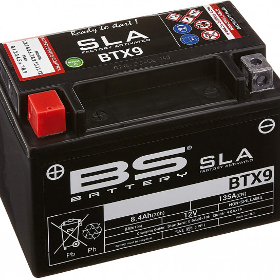 Baterie BS-Battery KAWASAKI ZXR 400 (ZX-4) rok 91-02 