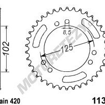 Rozeta DERBI 50 Derbi Senda SM DRD (00-05) rok 00-05 