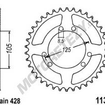 Rozeta YAMAHA XT 125 X rok 05-10