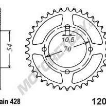 Rozeta HONDA CBR 125 R rok 04-10