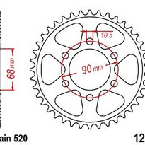 Rozeta HONDA CB 300 R rok 18-24