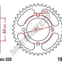 Rozeta YAMAHA YFM 125 S Grizzly rok 04-15