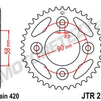 Rozeta HONDA MSX 125 (Grom) rok 13-18