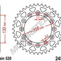 Rozeta YAMAHA YZ 426 F rok 00-02 