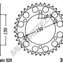 Rozeta YAMAHA FZ8 N / S Fazer rok 10-15 