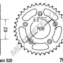 Rozeta CAGIVA 125 Mito Sports rok 90-92